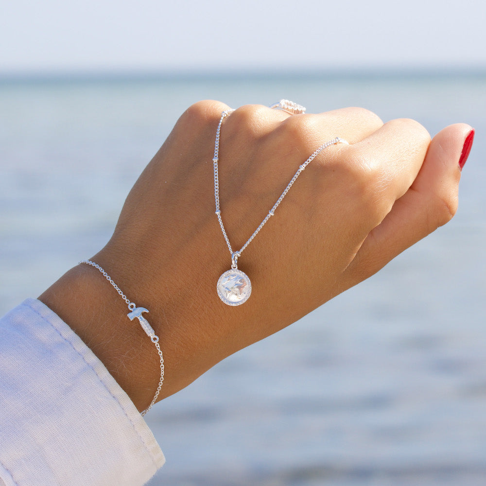 Earth Necklace Silver