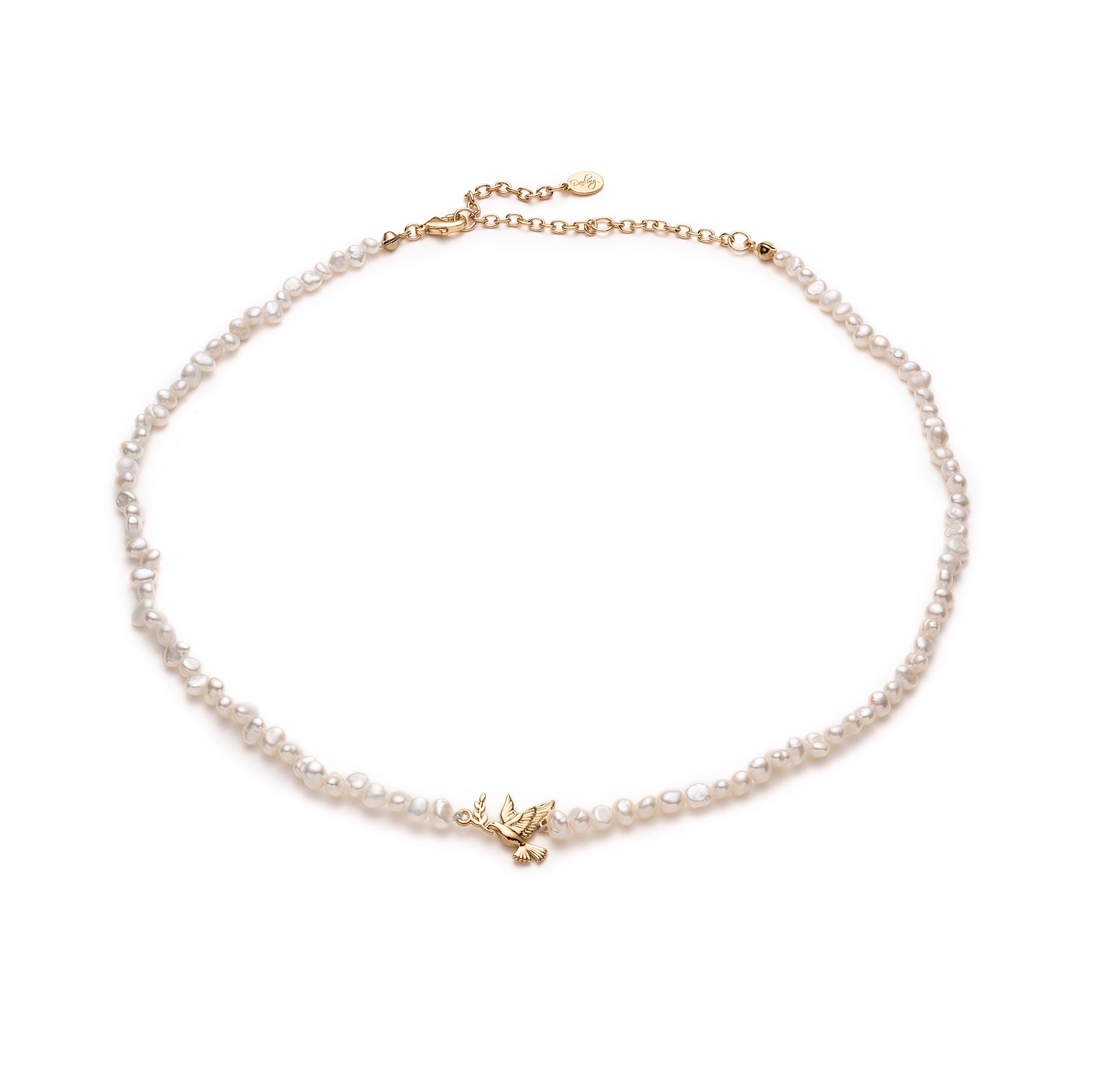 Peace 🕊️ Pearl Necklace