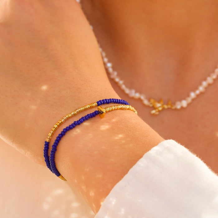 Heartbeat Wrap Bead Bracelet