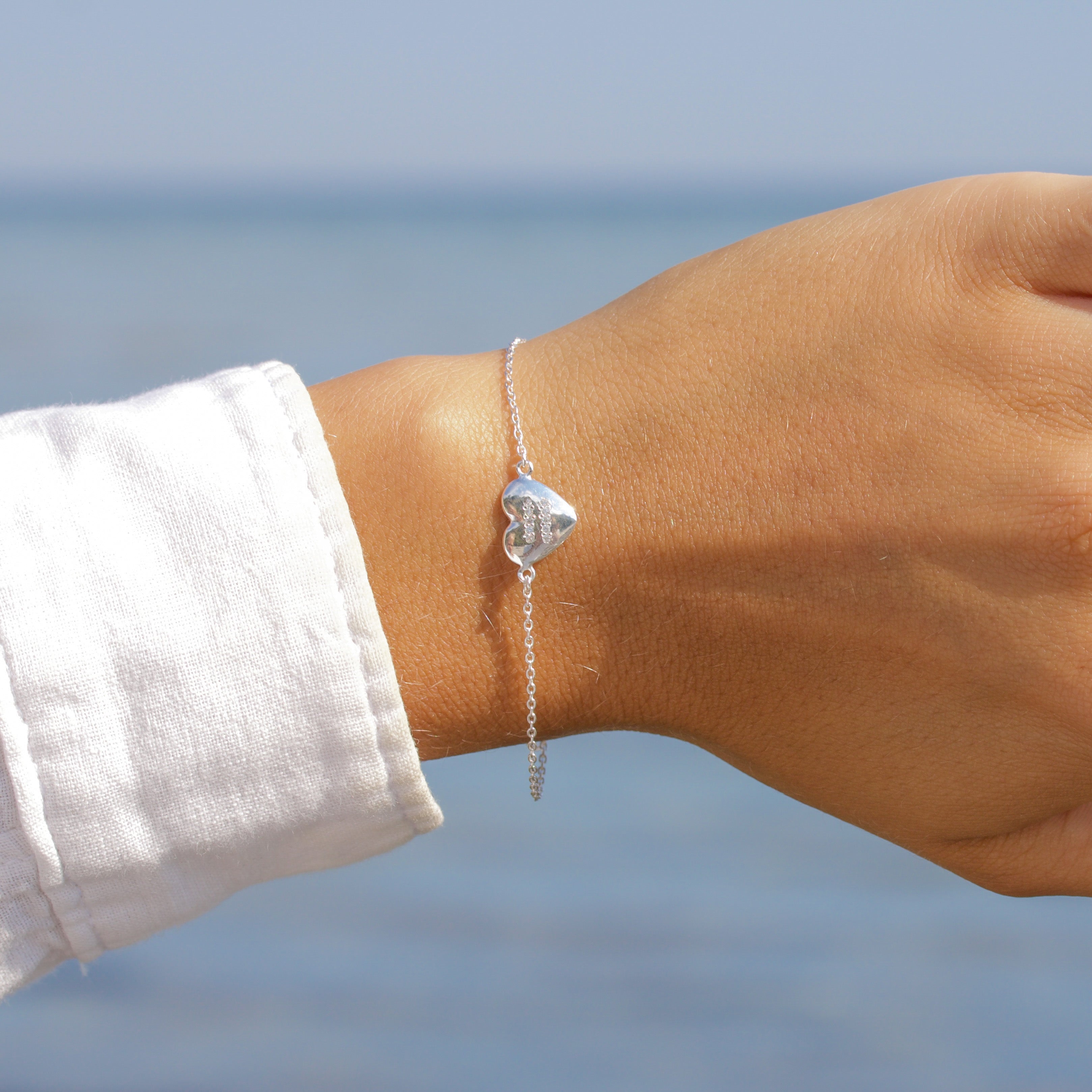 Equality Heart Bracelet Silver