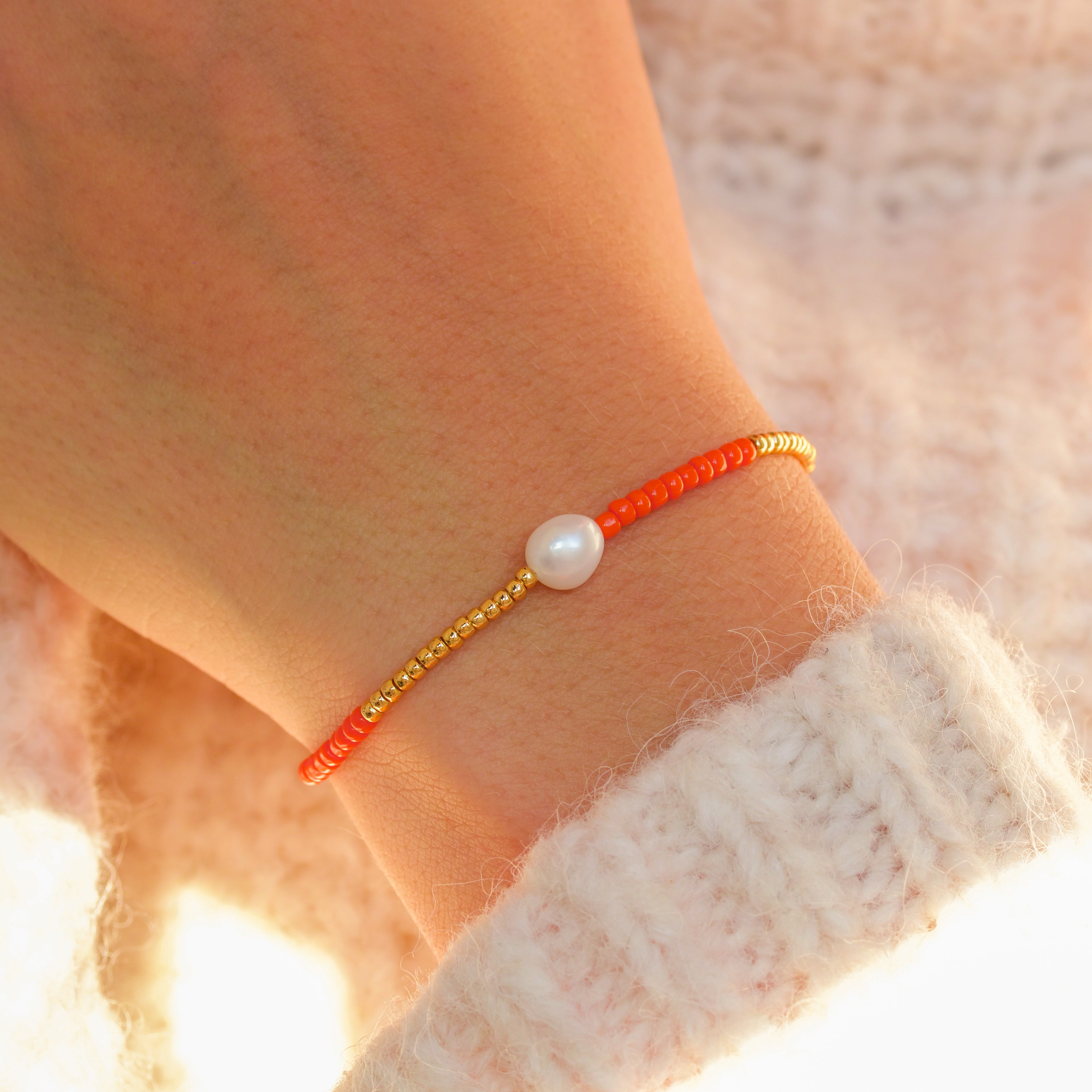 Sunset Pearl Bracelet