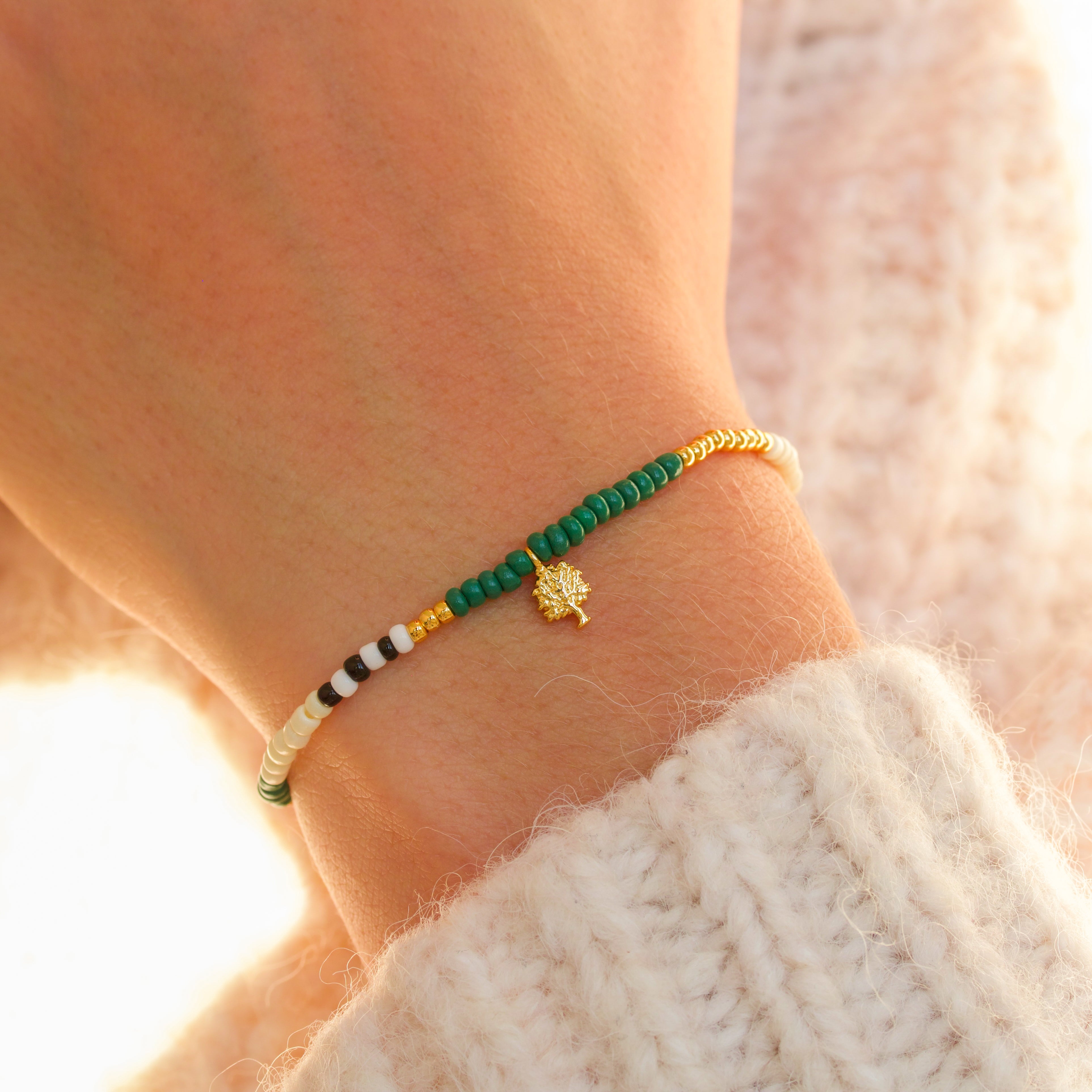 Oak of Life Bead Bracelet