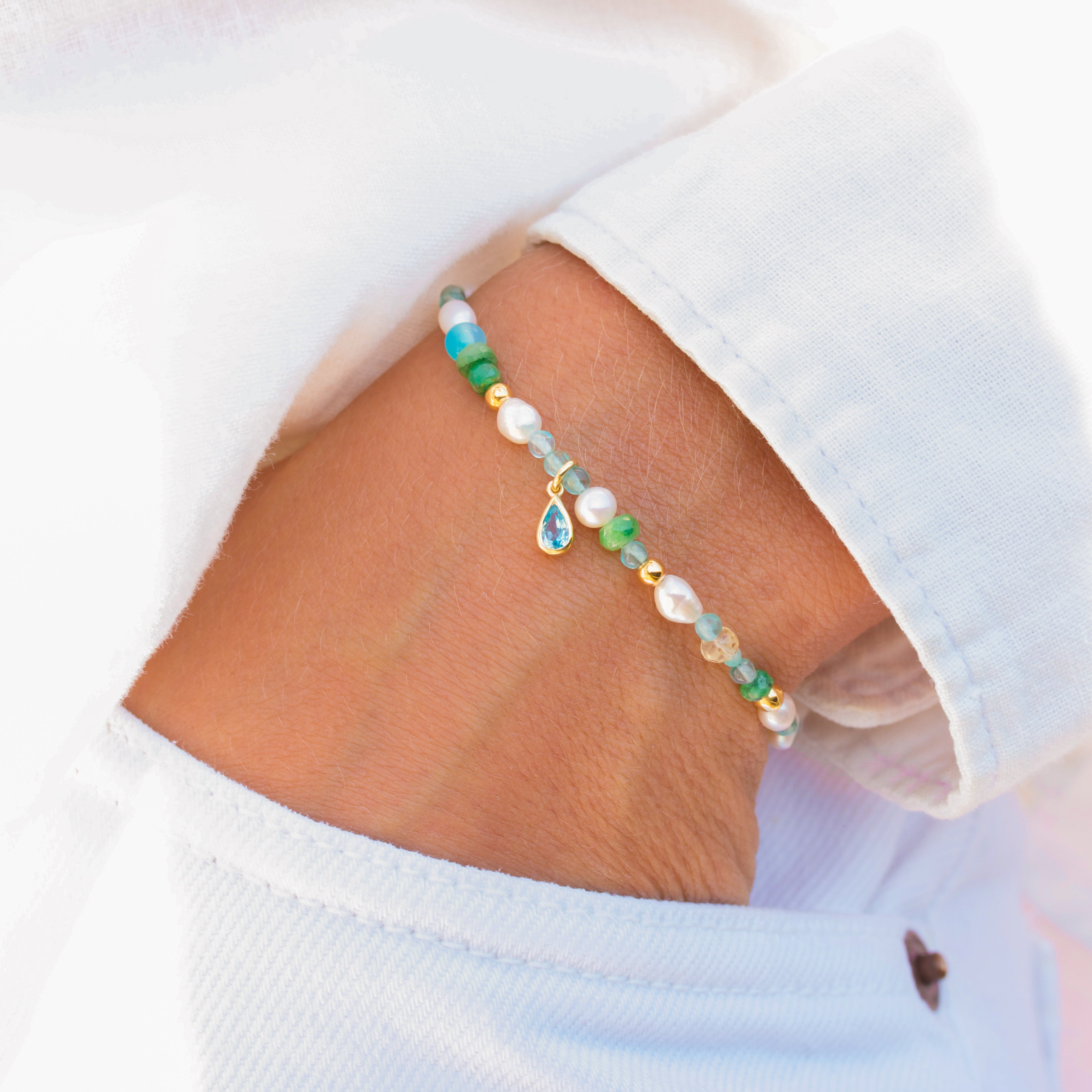 Water Drop💧 Pure Pearl Bracelet