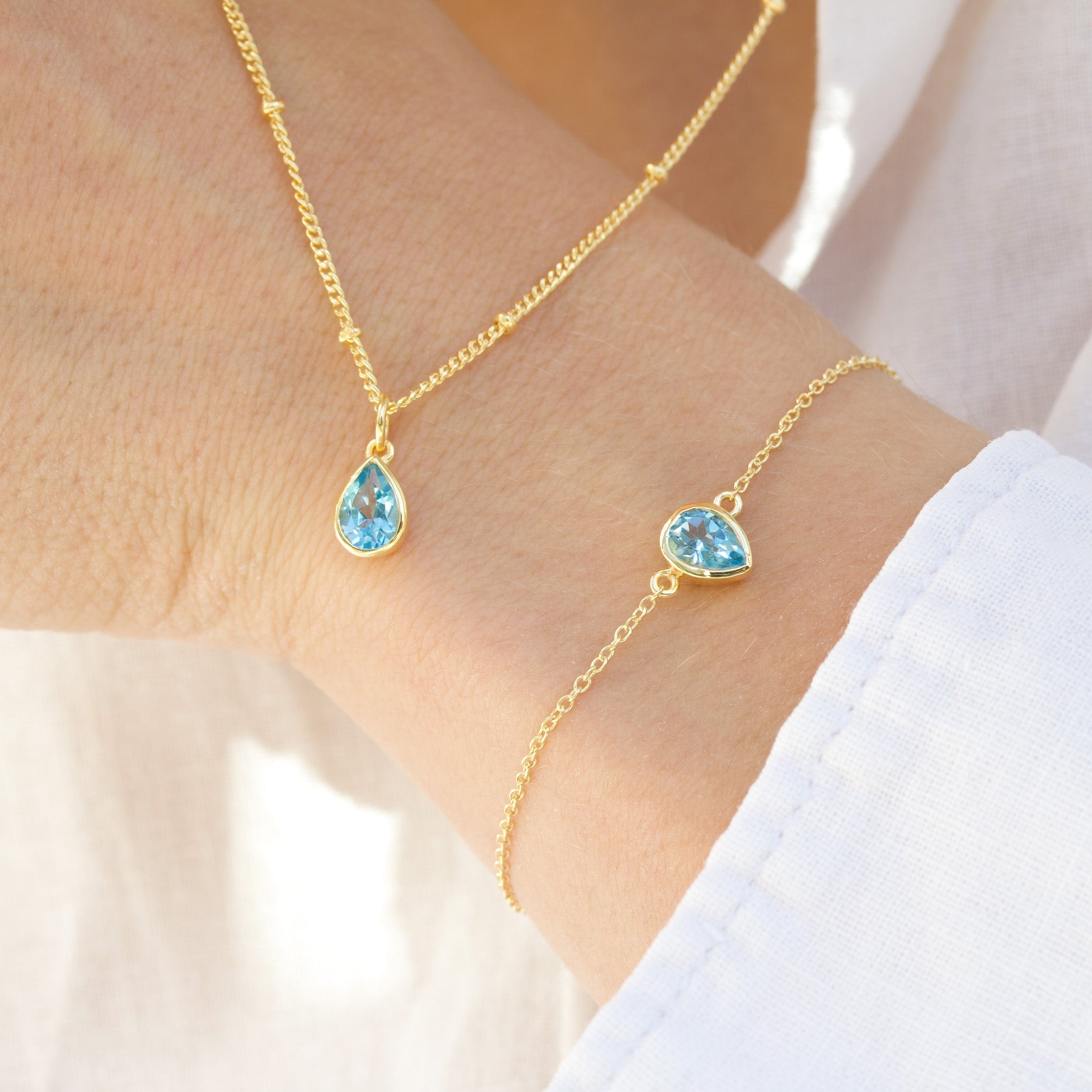 Water Drop Bracelet Silver