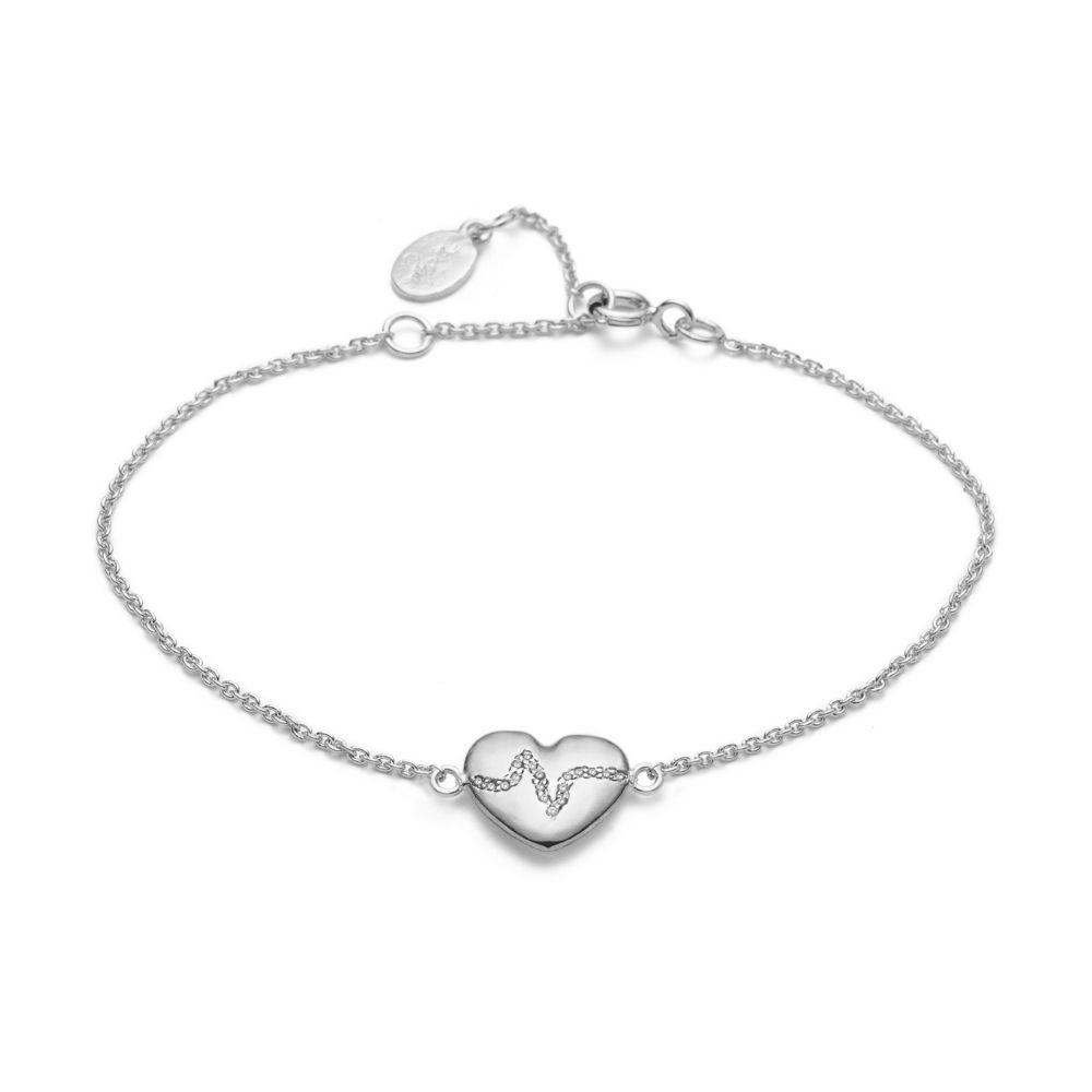 Heartbeat Bracelet Sterling Silver