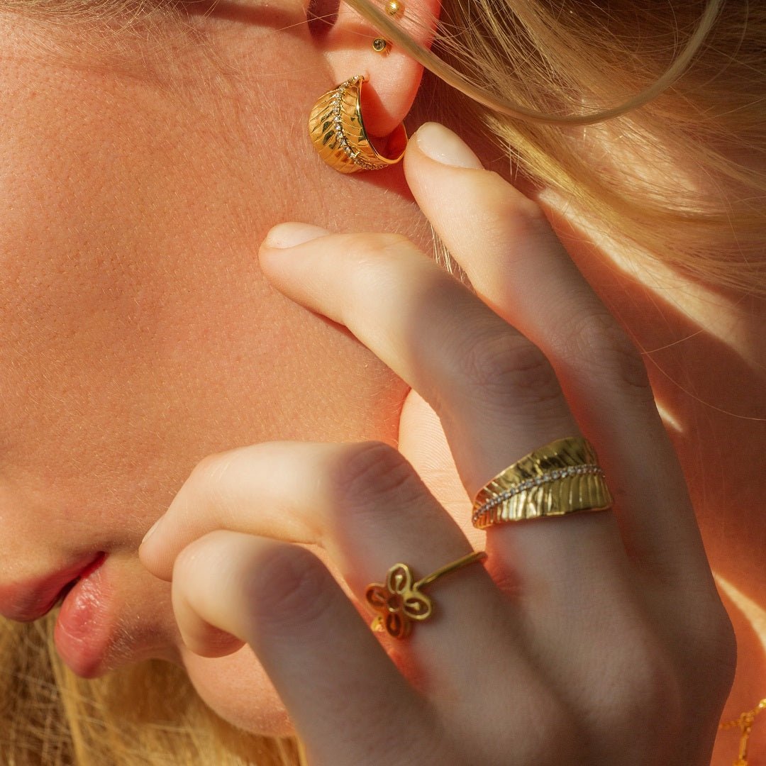 Ashok Leaf Ring - With Love Darling