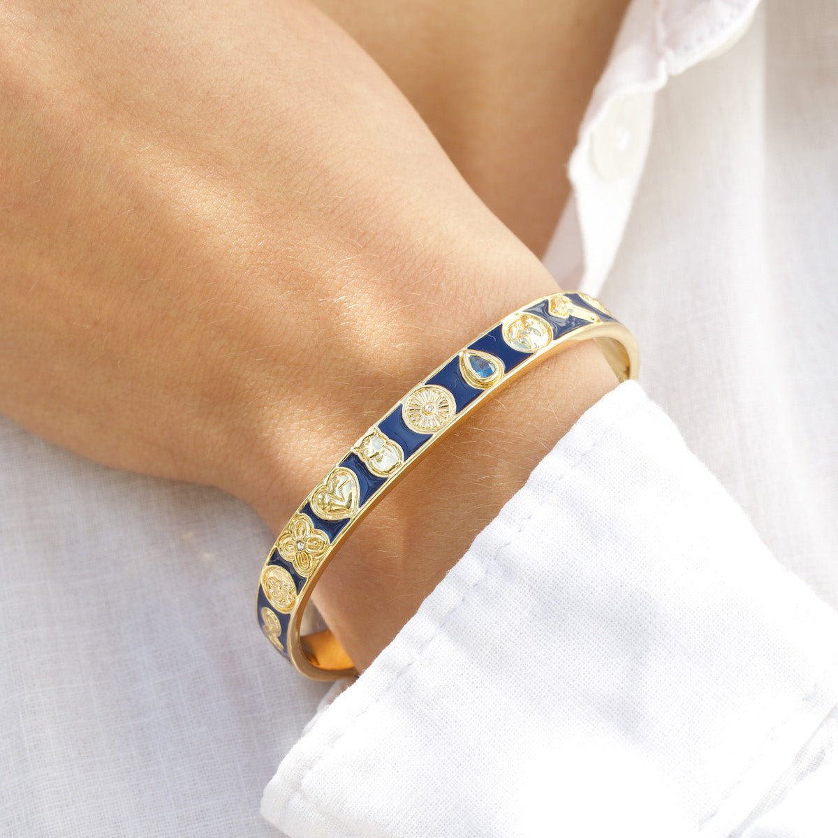 Global Goals Bangle Blue