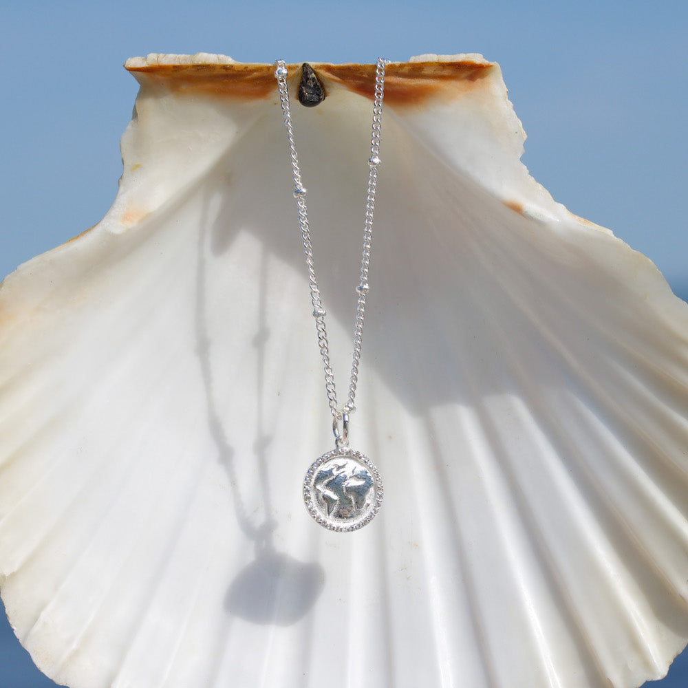 Earth Necklace Silver