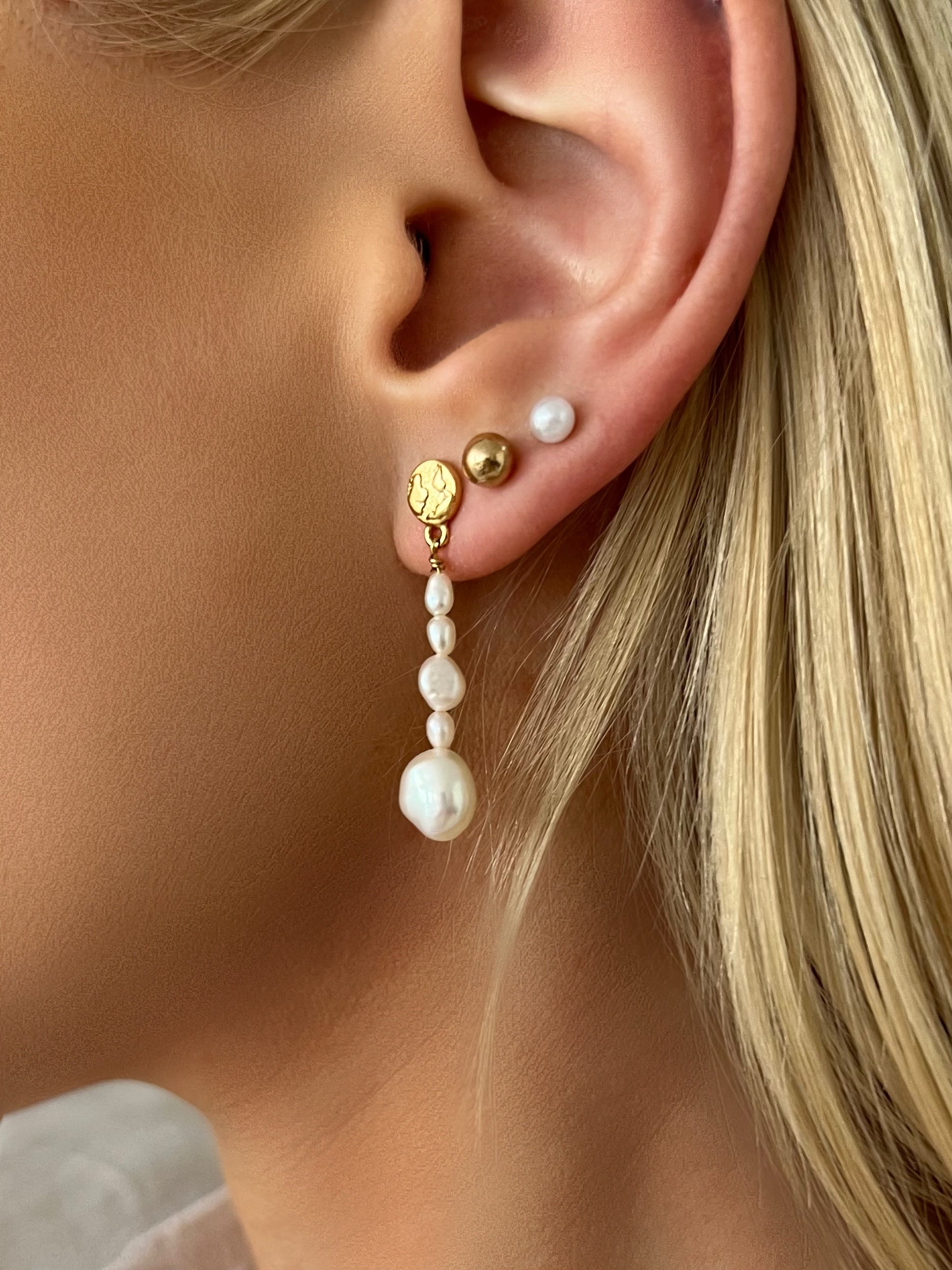 Earth pearl Earring