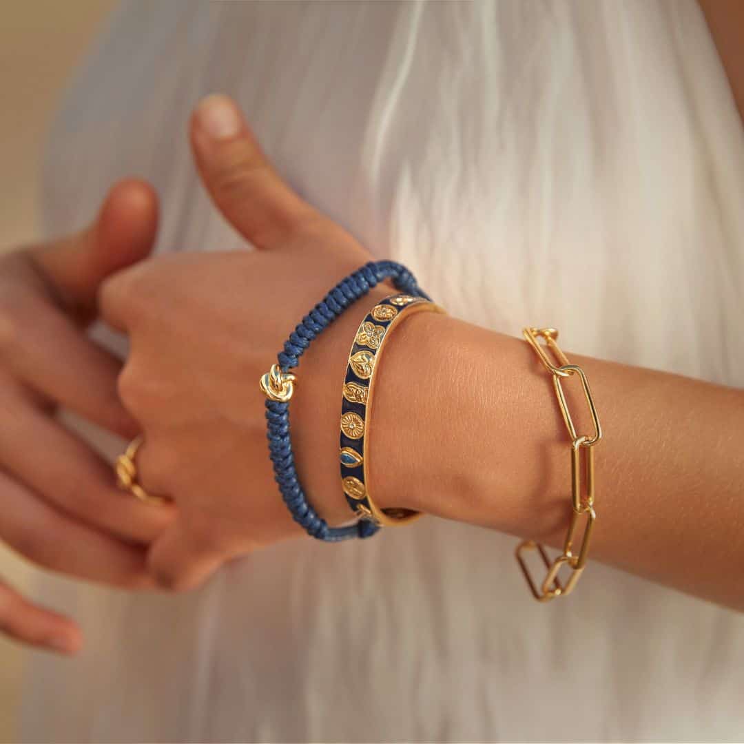 Global Goals Bangle Blue