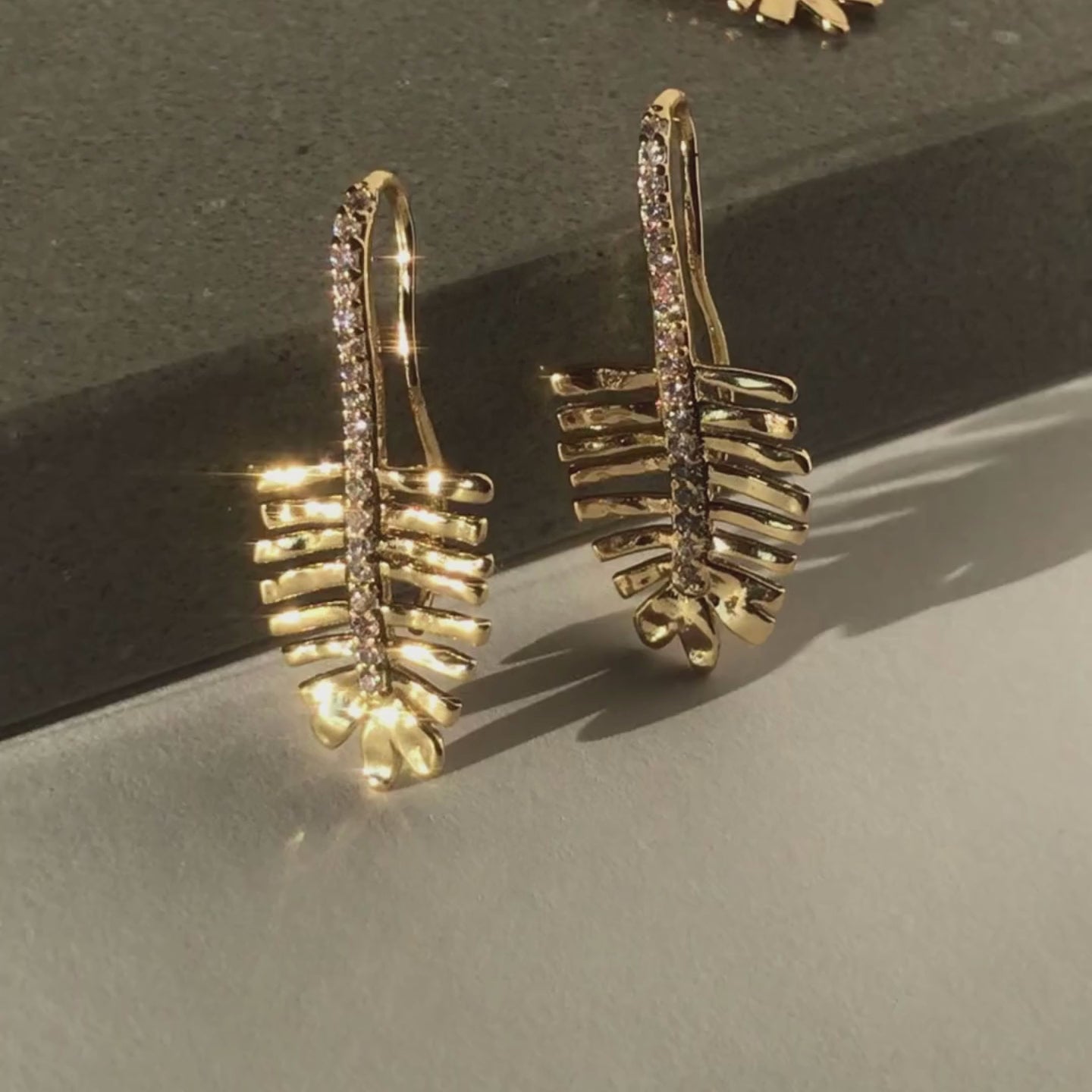 Tulsi Leaf Earrings