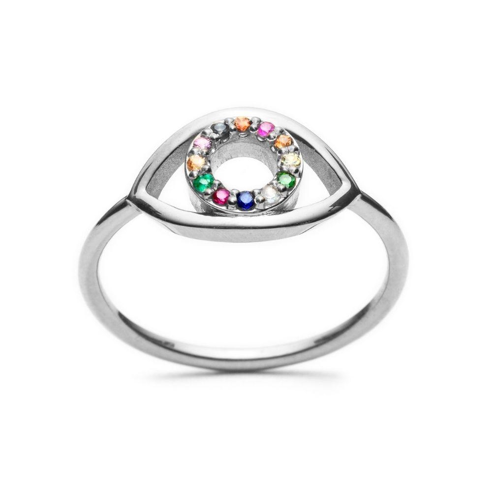 Rainbow Eye Ring - With Love Darling