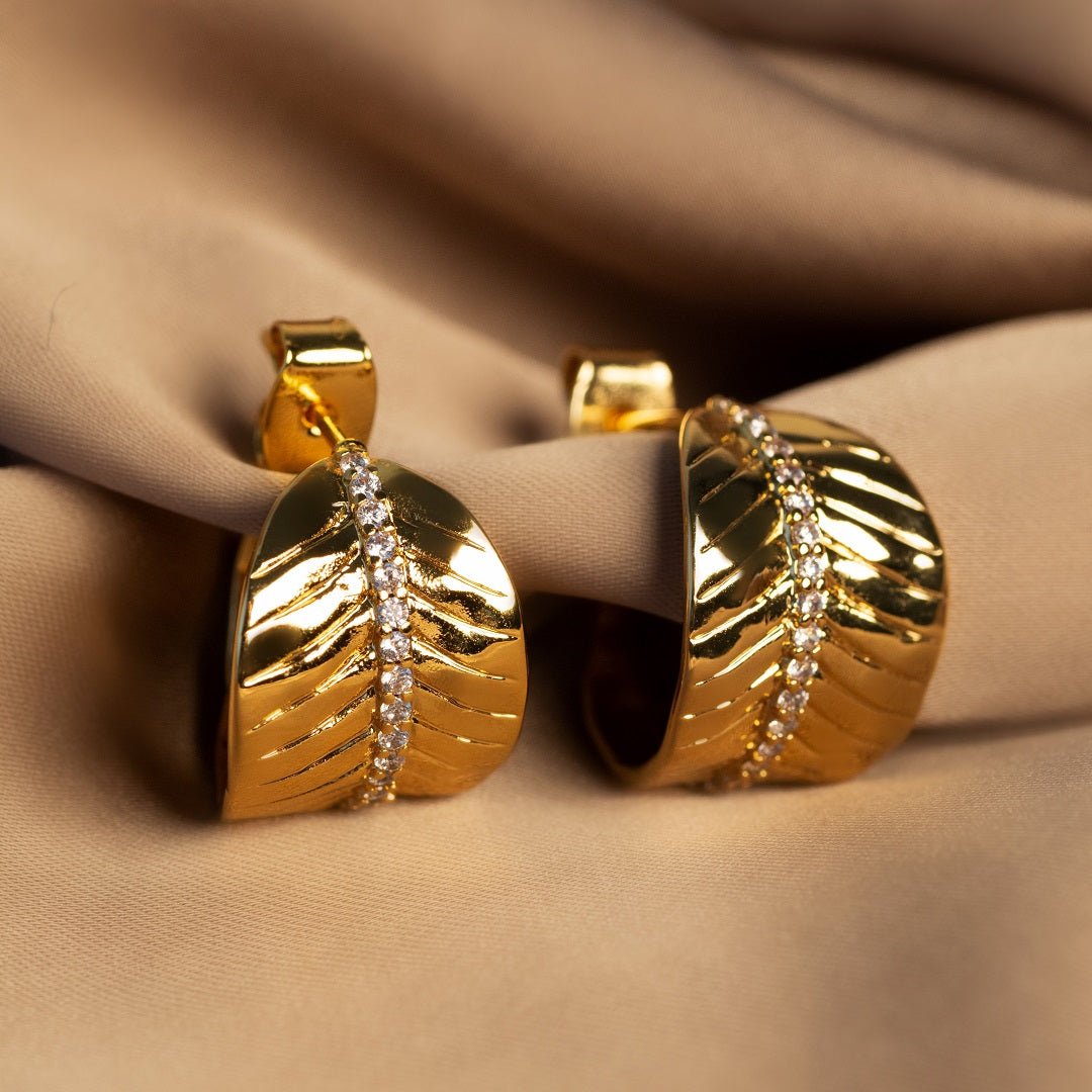 Ashok Leaf Earrings - With Love Darling