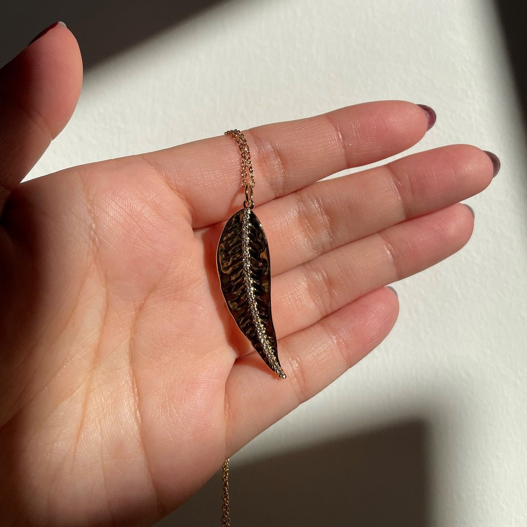Ashok Leaf Necklace - With Love Darling