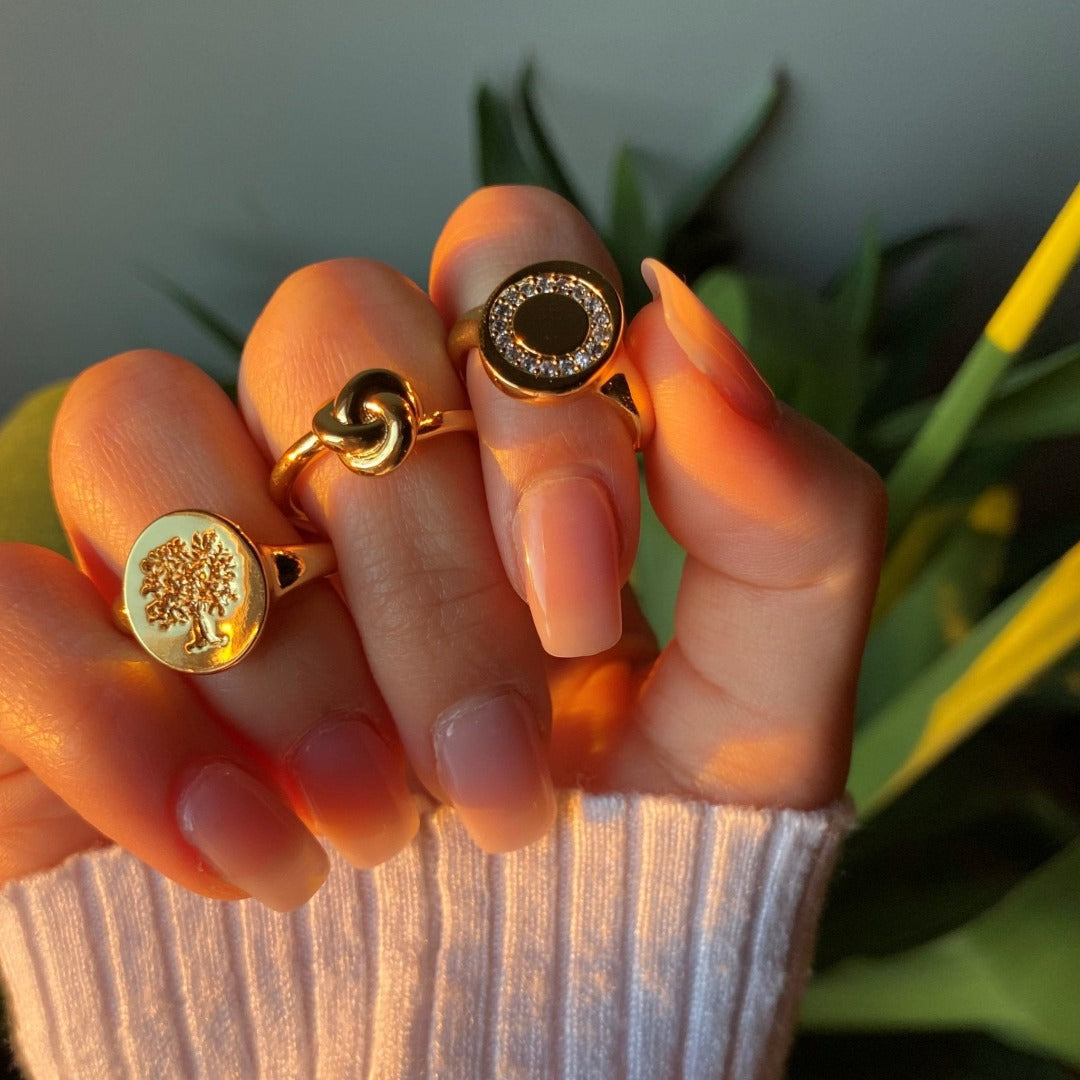 Circle of Life Signet Ring - With Love Darling