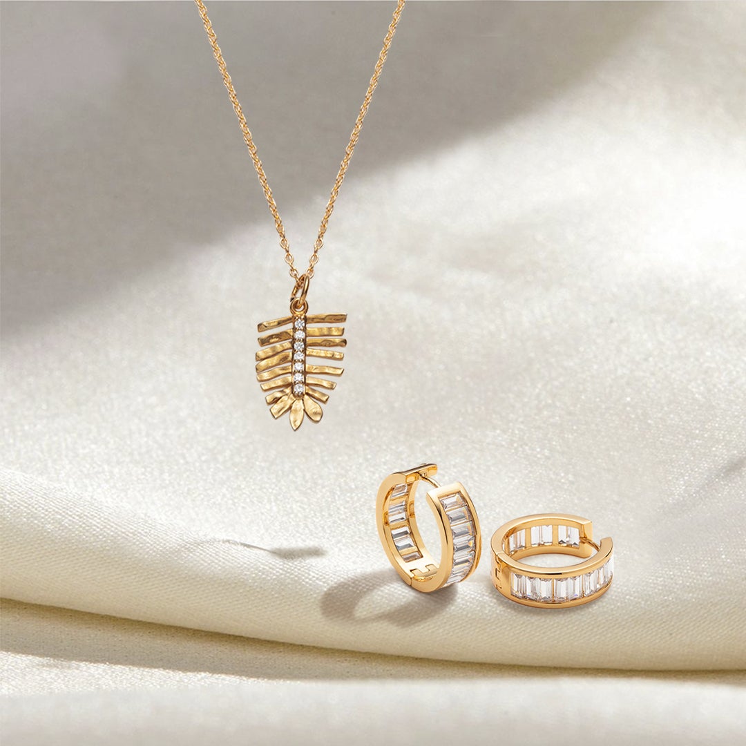 Crystal Hoop Earrings - With Love Darling
