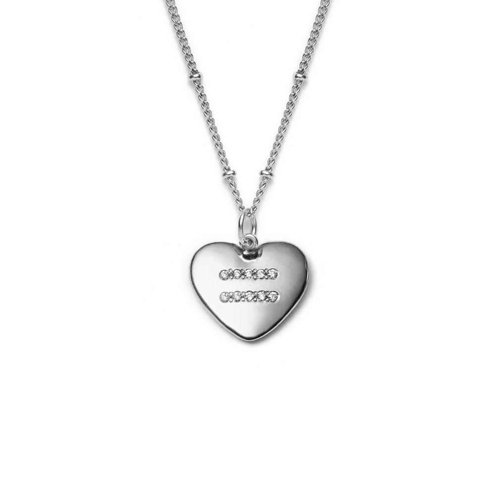 Equality Heart Necklace - With Love Darling