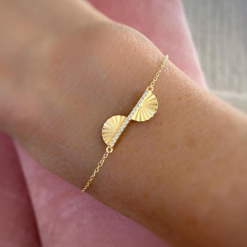 Fan Leaf Bracelet - With Love Darling