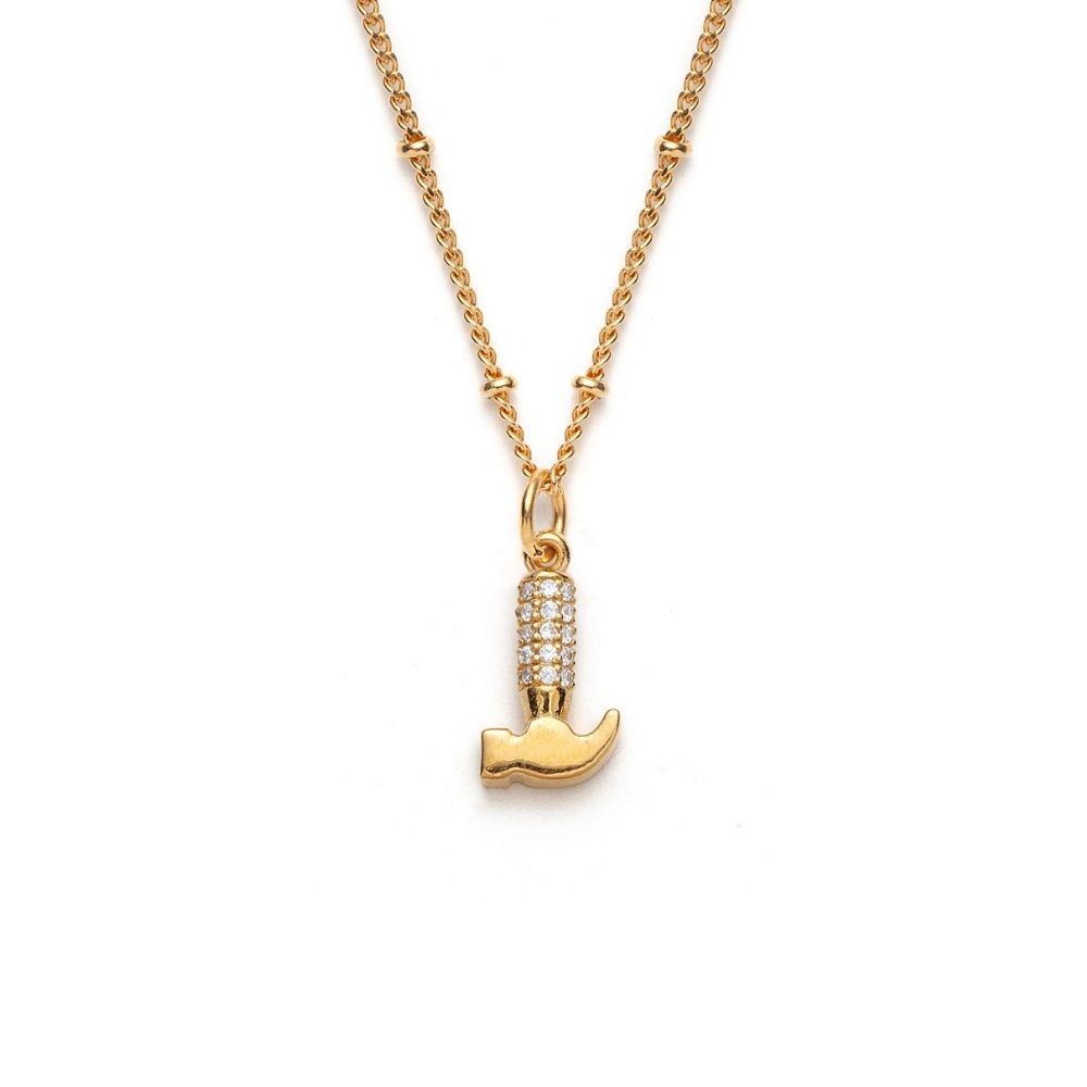 Hammer Necklace Diamond - With Love Darling