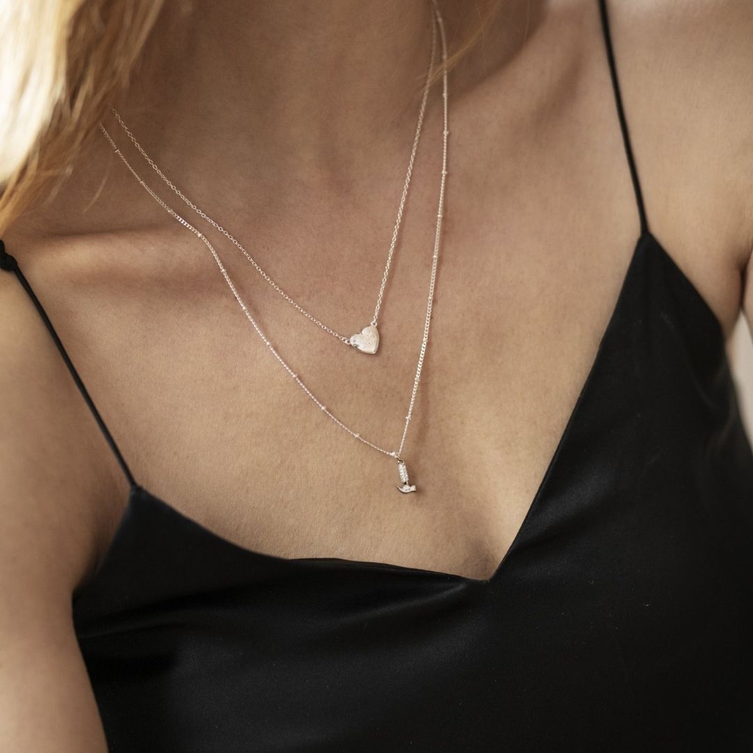 Hammer Necklace Diamond - With Love Darling