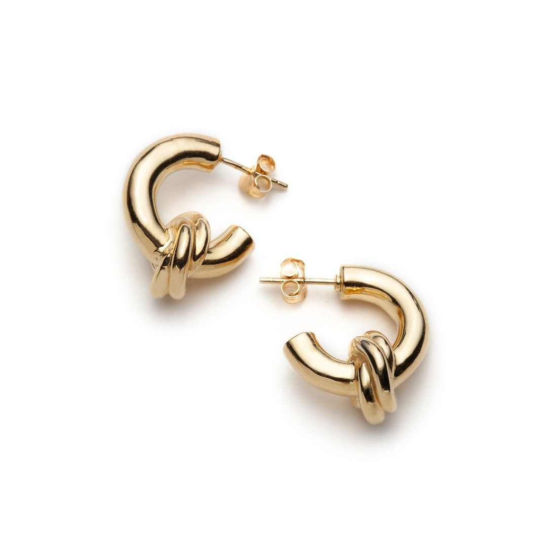 Knot Hoop Earring - With Love Darling