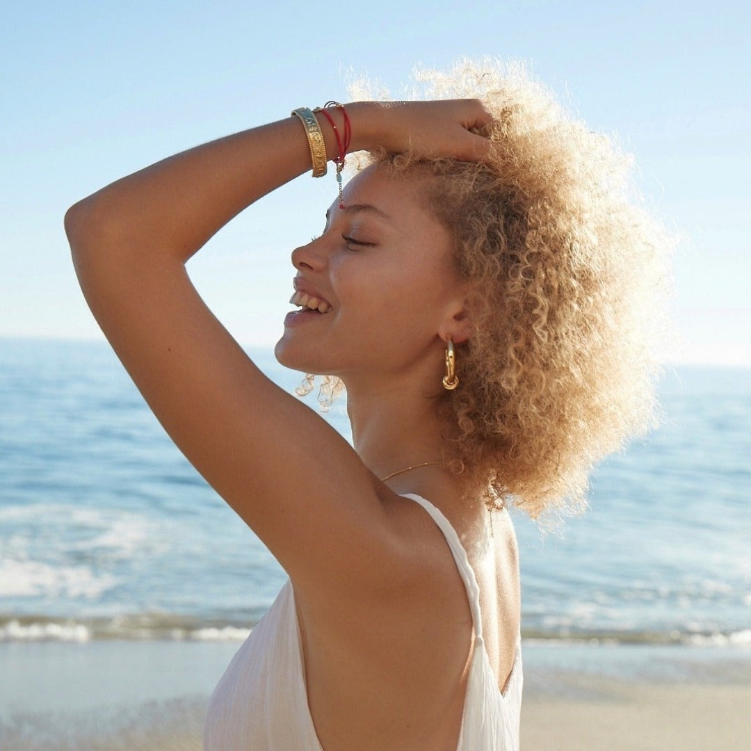 Knot Hoop Earrings - With Love Darling