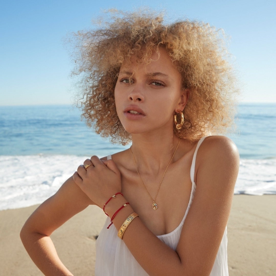 Knot Hoop Earrings - With Love Darling
