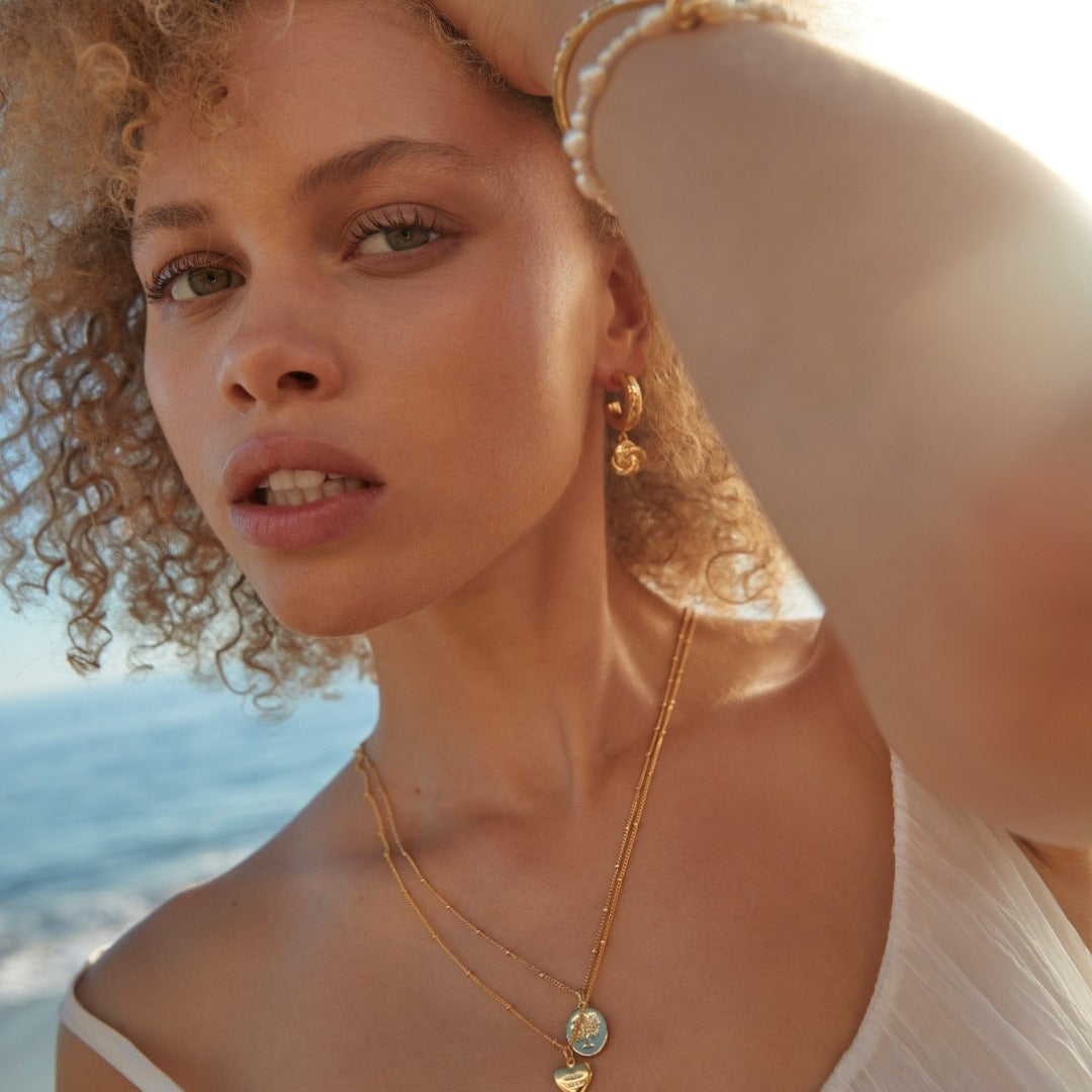 Knot Huggie Hoops - With Love Darling