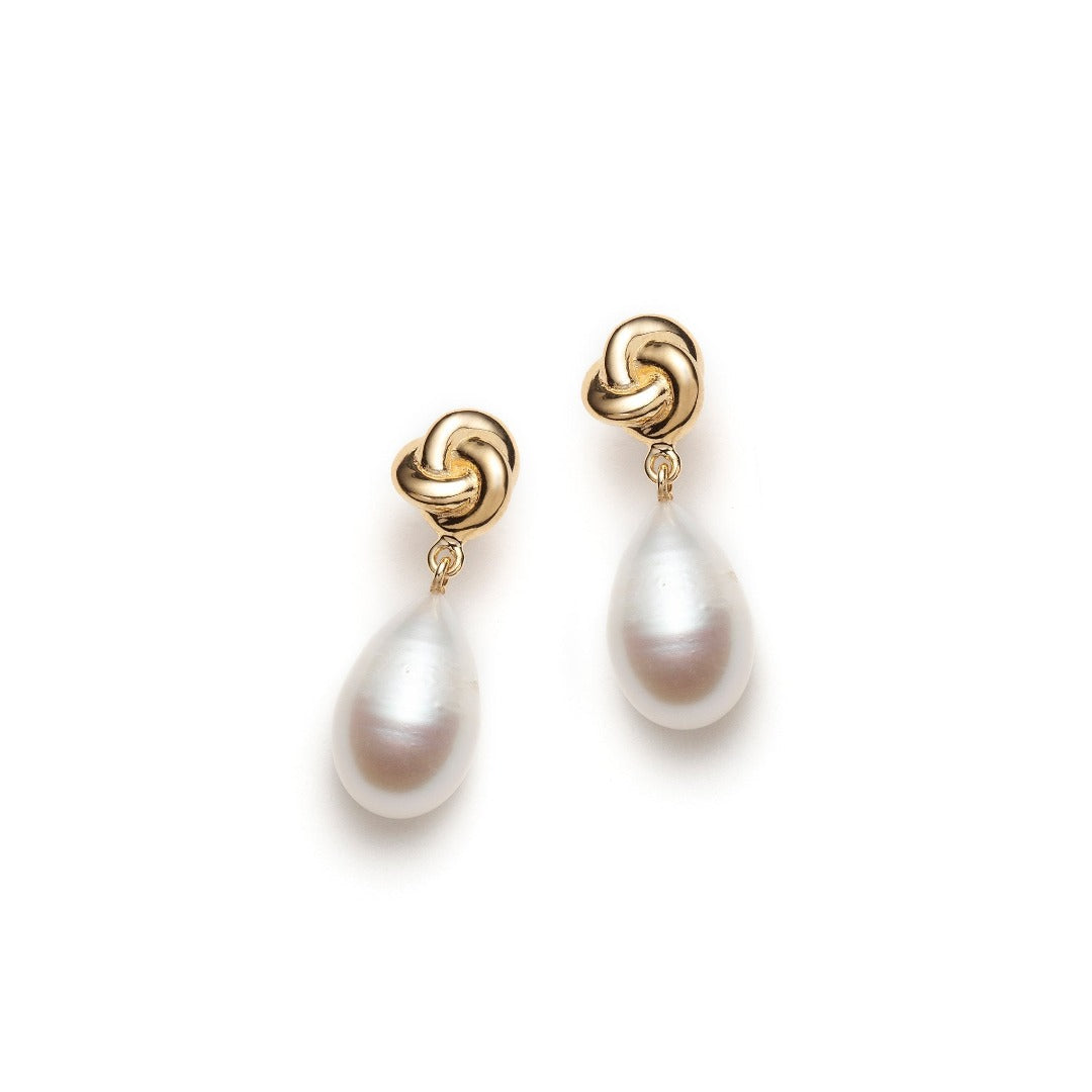 Knot Pearl Earring - With Love Darling