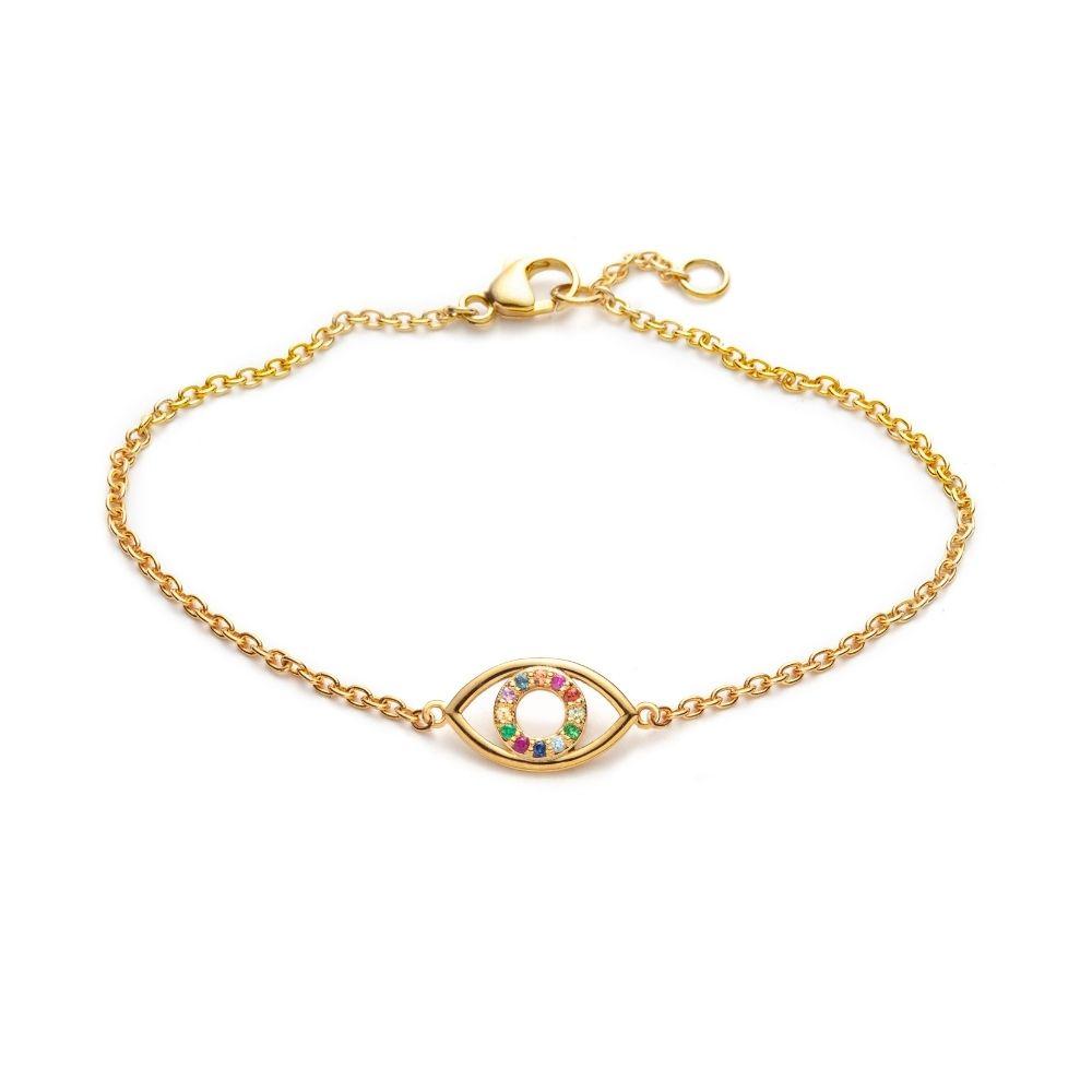 Rainbow Eye Bracelet - With Love Darling