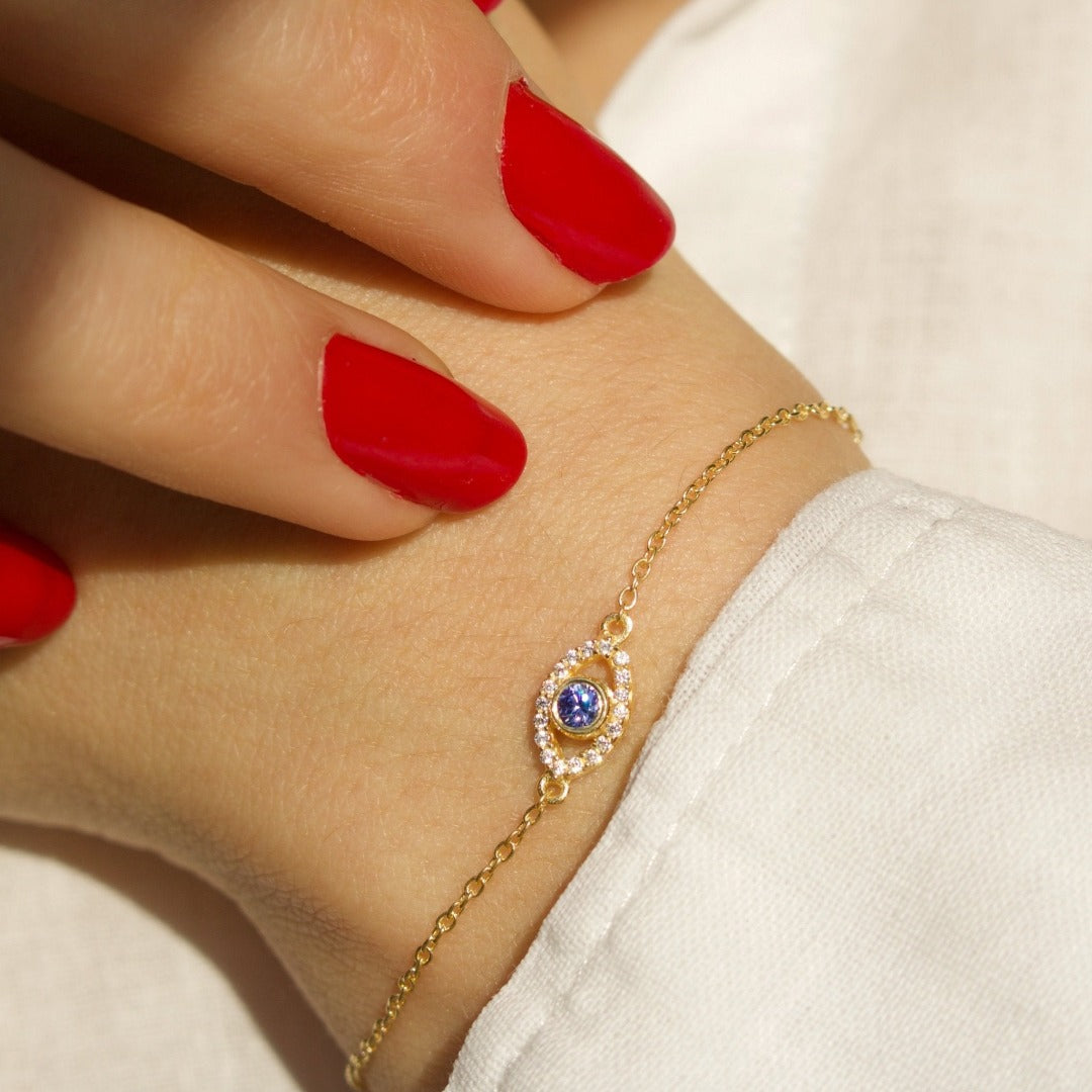Sparkly Eye Bracelet - With Love Darling