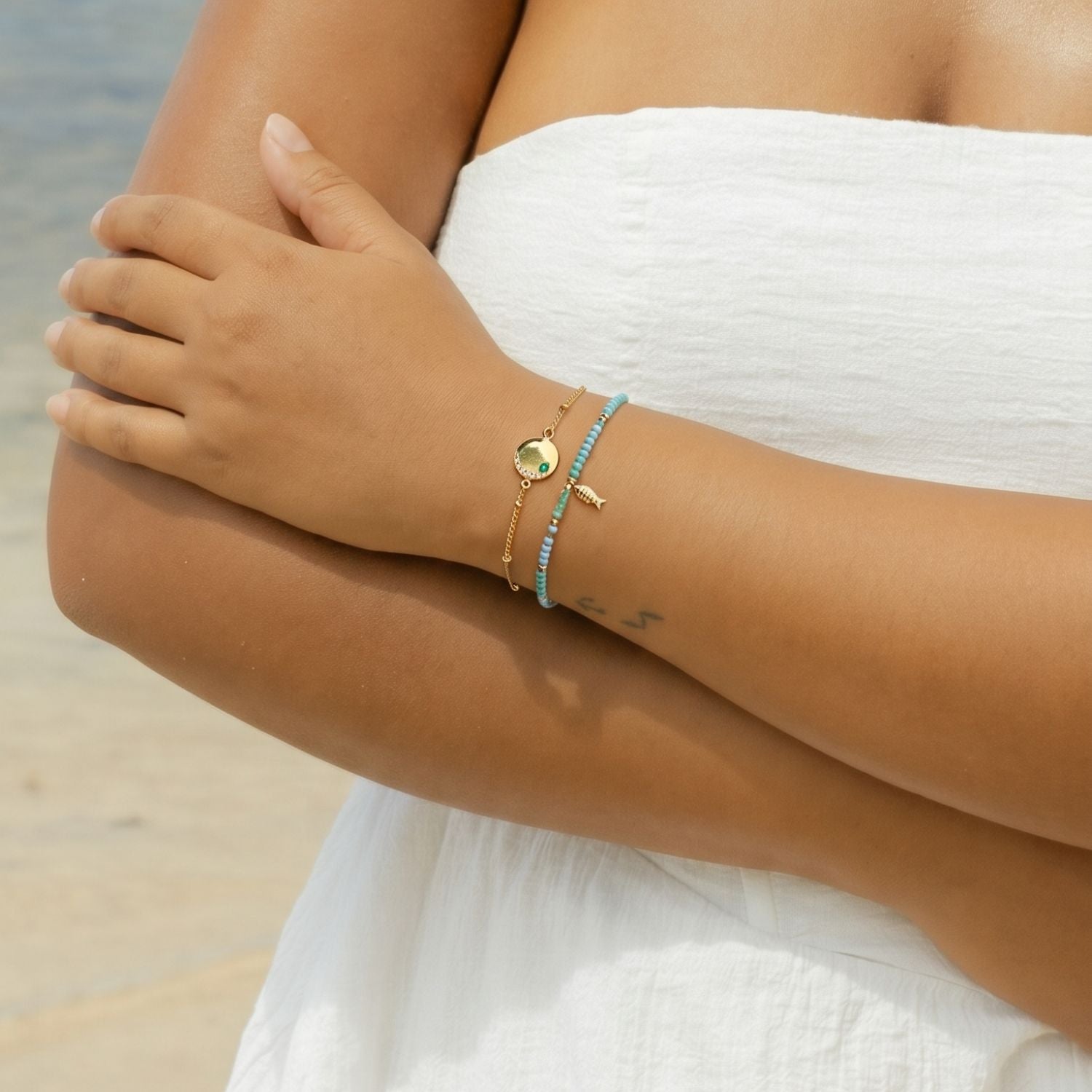 Fish Beaded Bracelet