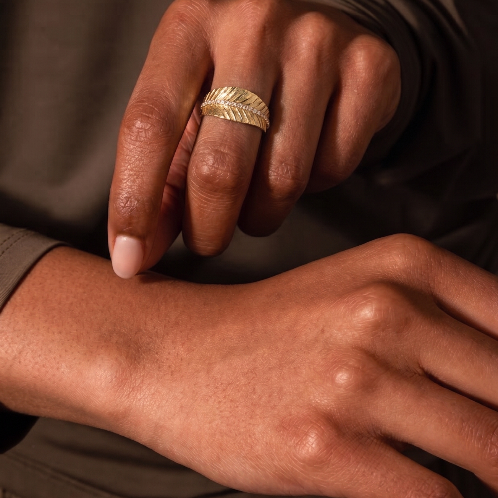 Ashok Leaf Ring