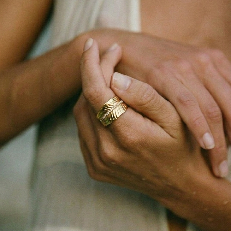 Ashok Leaf Ring
