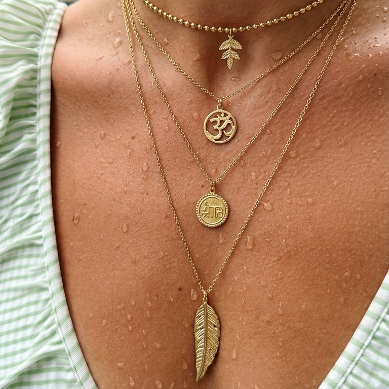 Ashok Leaf Necklace