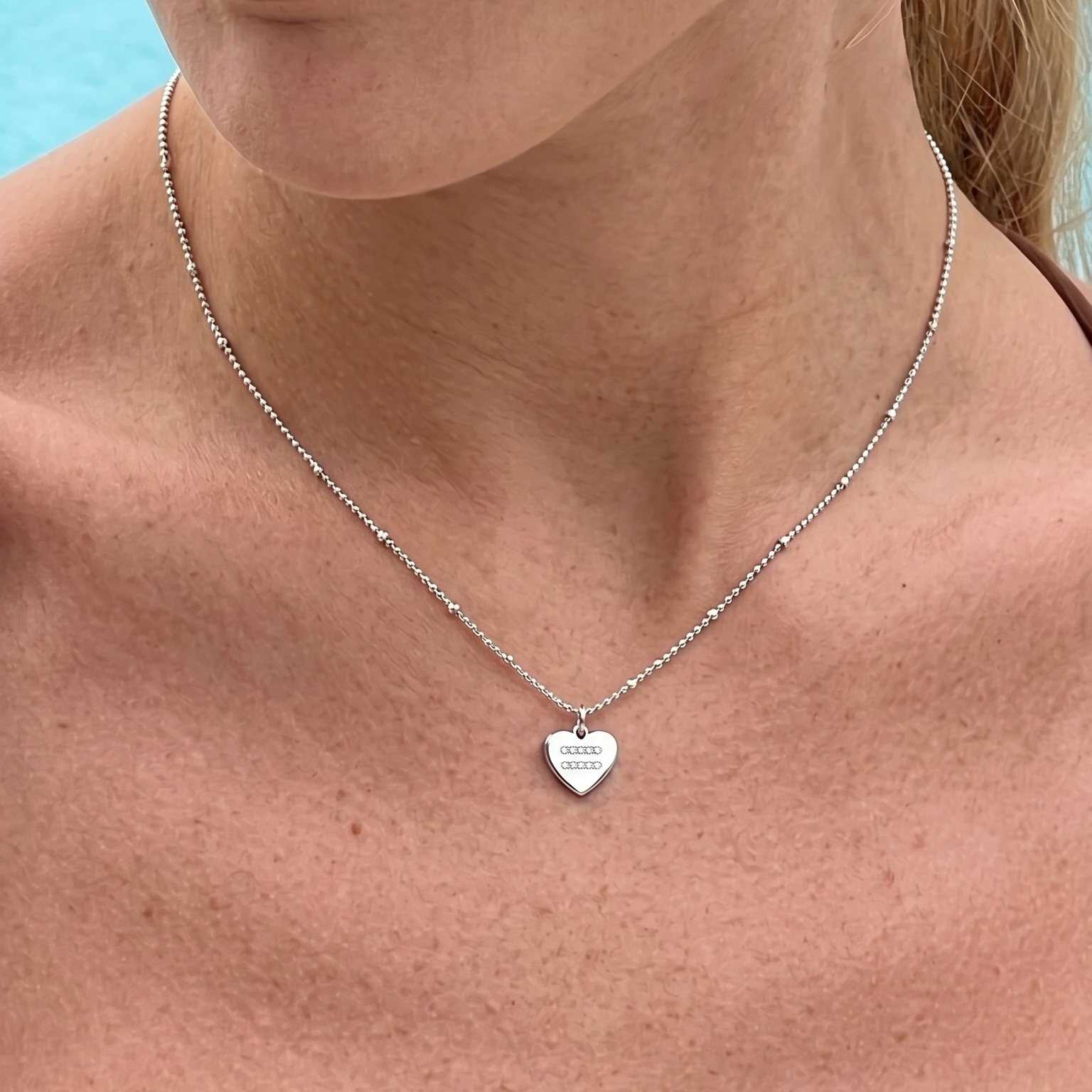 Equality Heart Necklace Silver