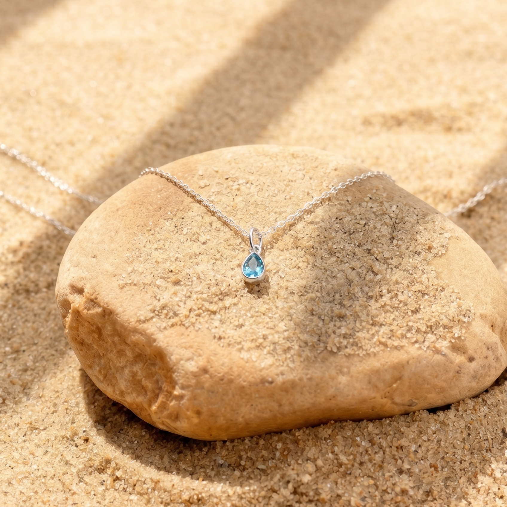 Water Drop Pendant Silver