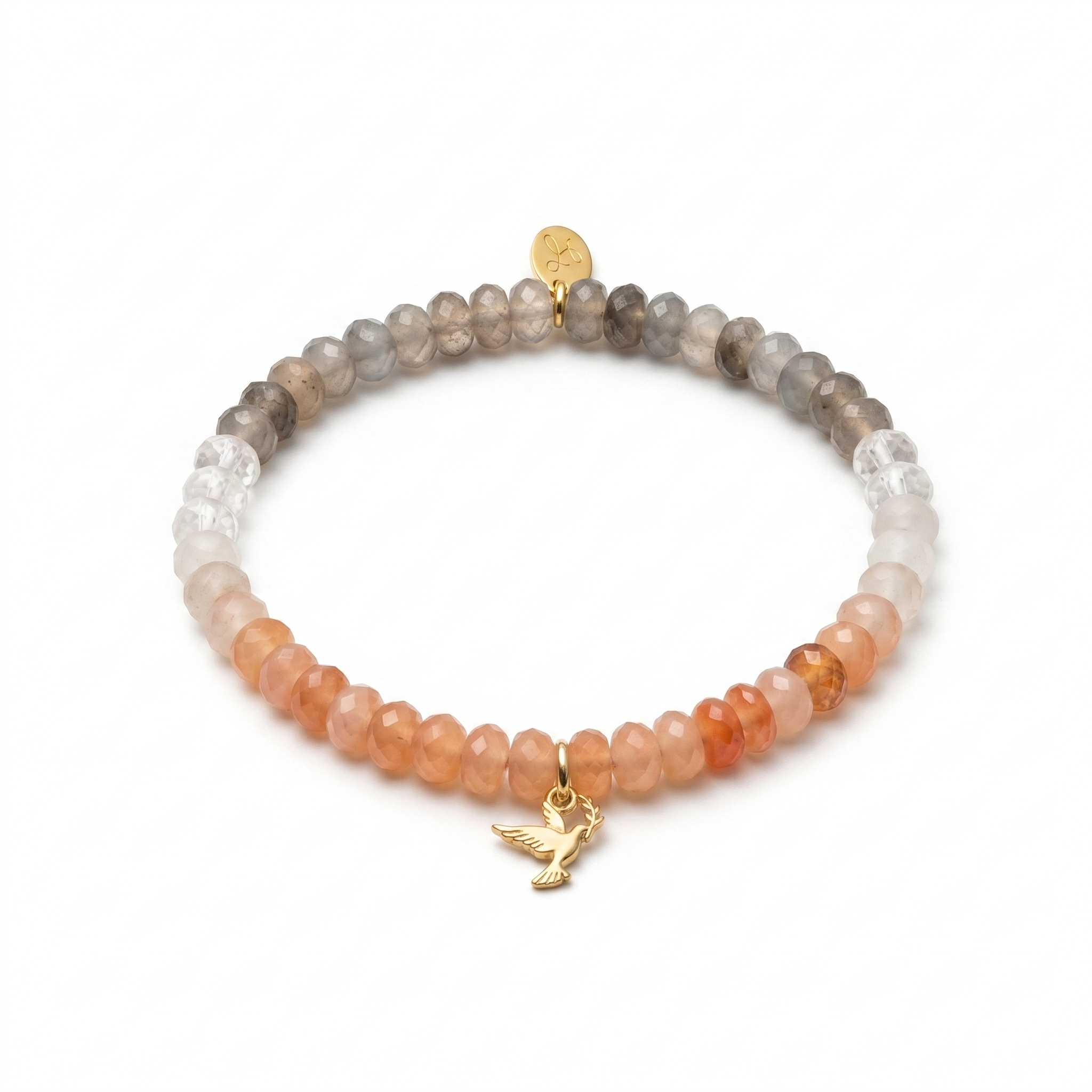 Moonstone Peace Bracelet