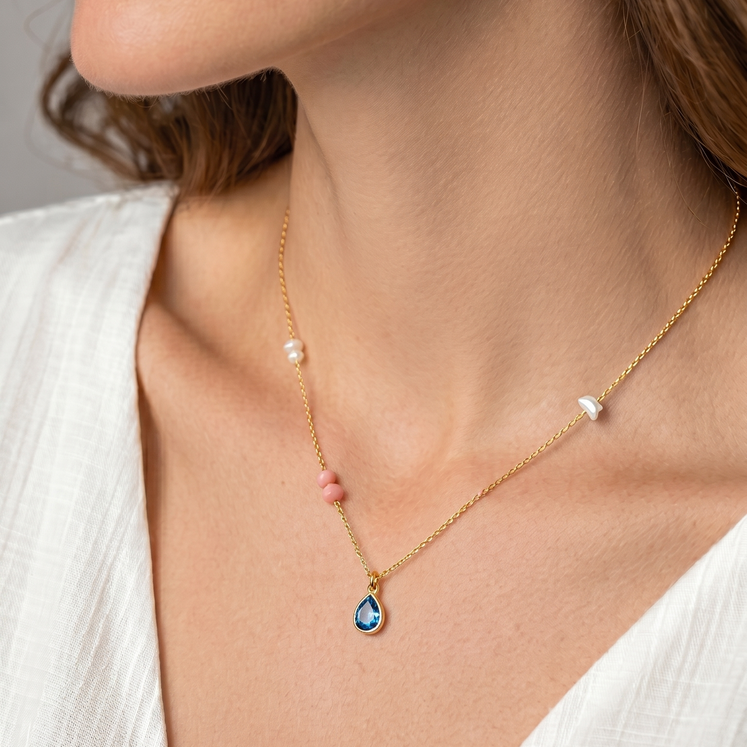 Water Drop Gaia Necklace
