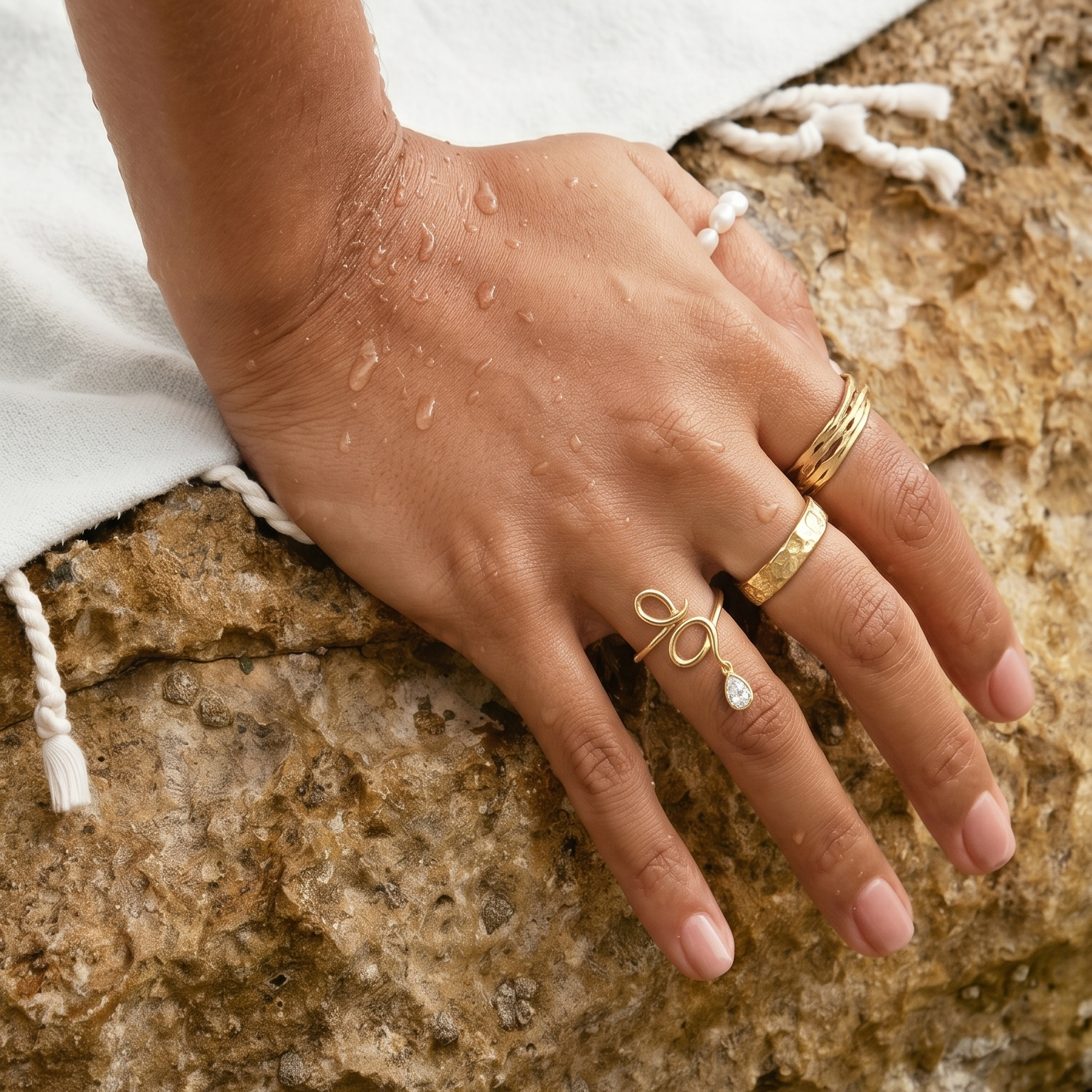 MEDUSA WATER DROP RING