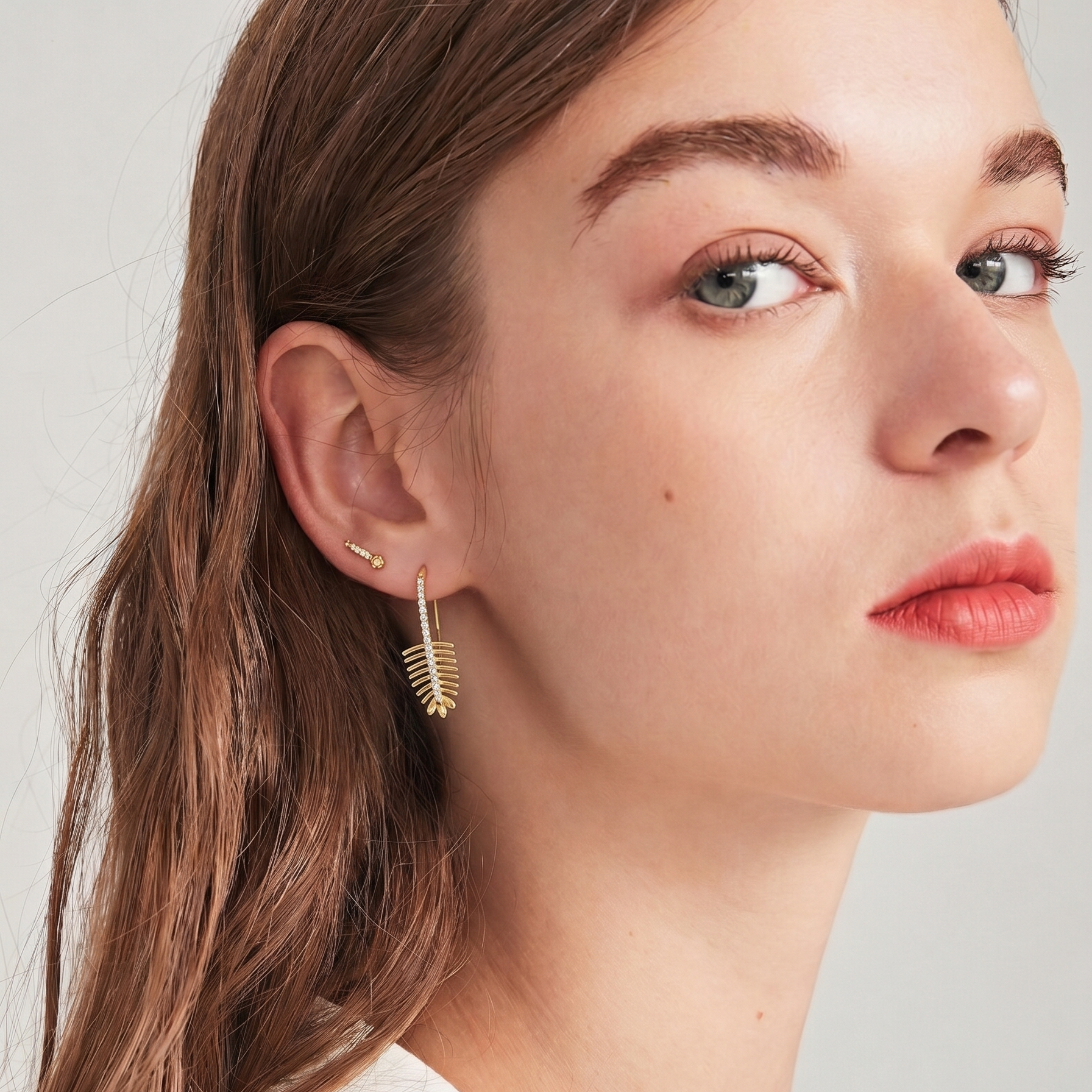 Tulsi Leaf Earrings