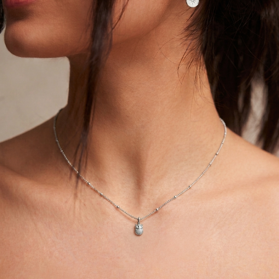 Wisdom Necklace Silver
