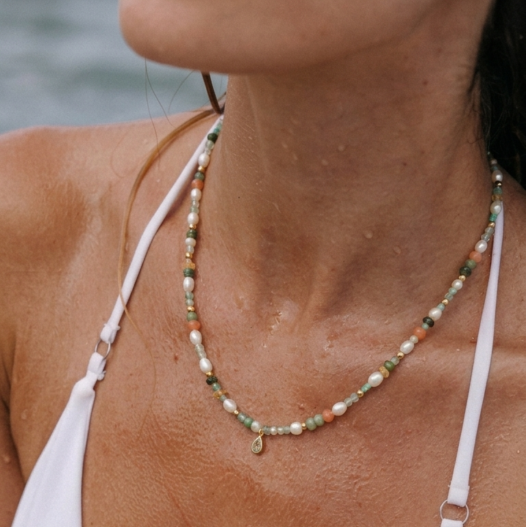 Water Drop💧 Pure Pearl Necklace