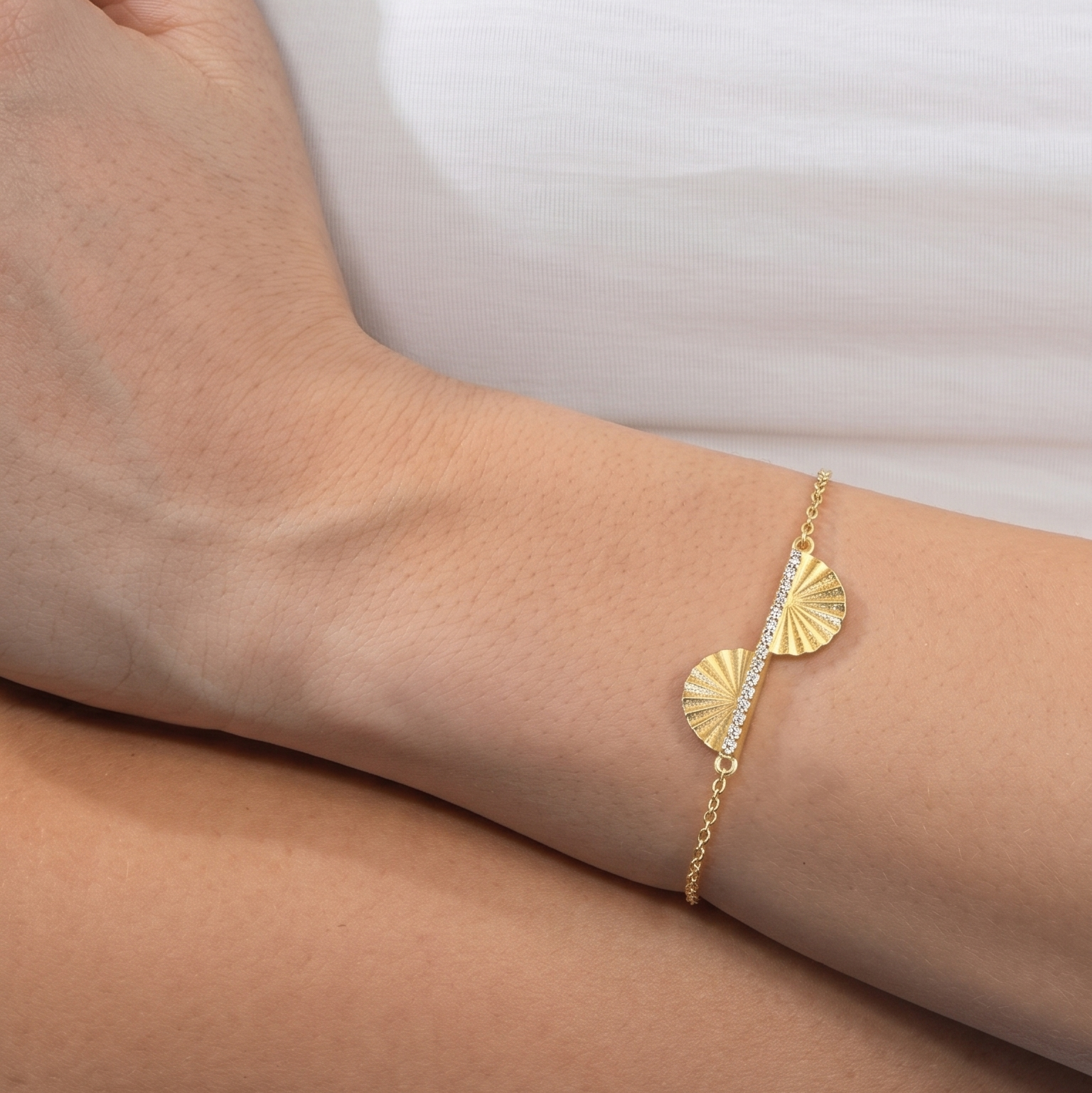 Fan Leaf Bracelet