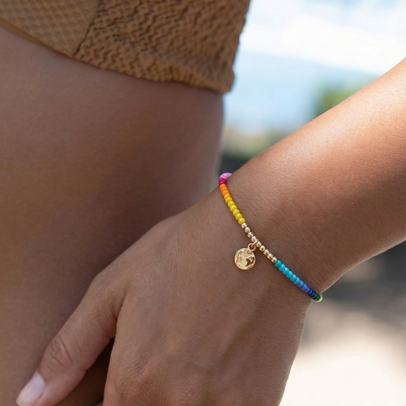 Earth Beaded Bracelet