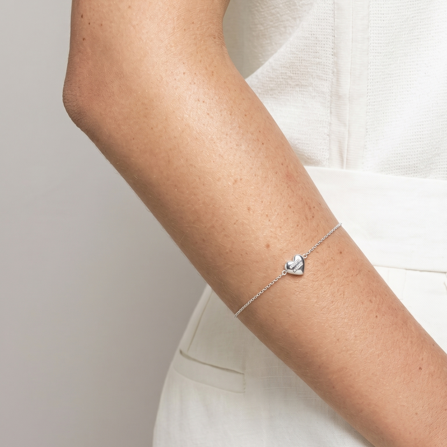 Equality Heart Bracelet Silver