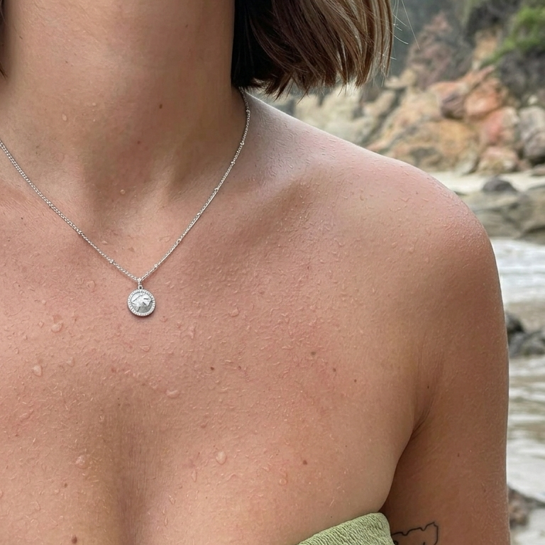 Earth Necklace Silver