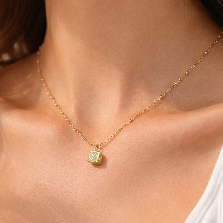 Prosperity Dice Necklace