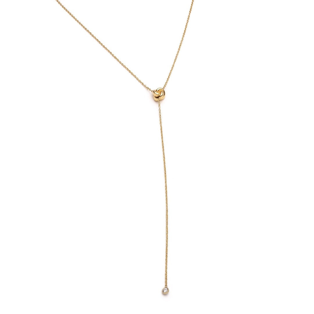 Knot Lariat Necklace