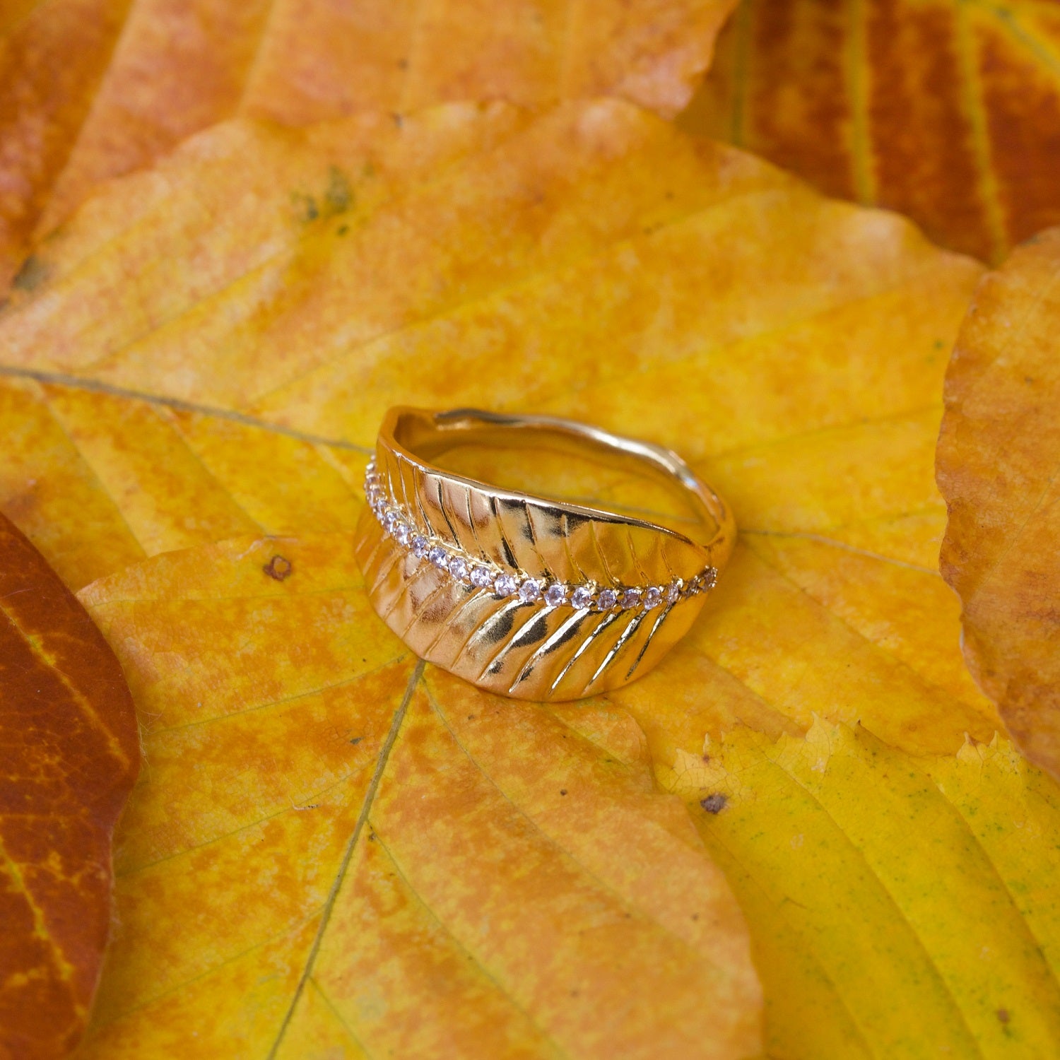 Ashok Leaf Ring